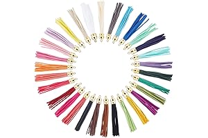PH PandaHall 30-Pack Keychain Tassel Assortment