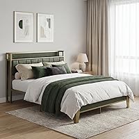 Vista 29 de LIKIMIO Marcos de Cama Twin XL, Cabecera de Almacenamiento con Estación de Carga, Sólido y Estable, Sin Ruido, No Necesita Somier, Fácil Montaje