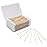 BOOSTEADY 6 Inch Cotton Gun Cleaning Swabs with Bamboo Handle in Storage CaseChoose Your Tip