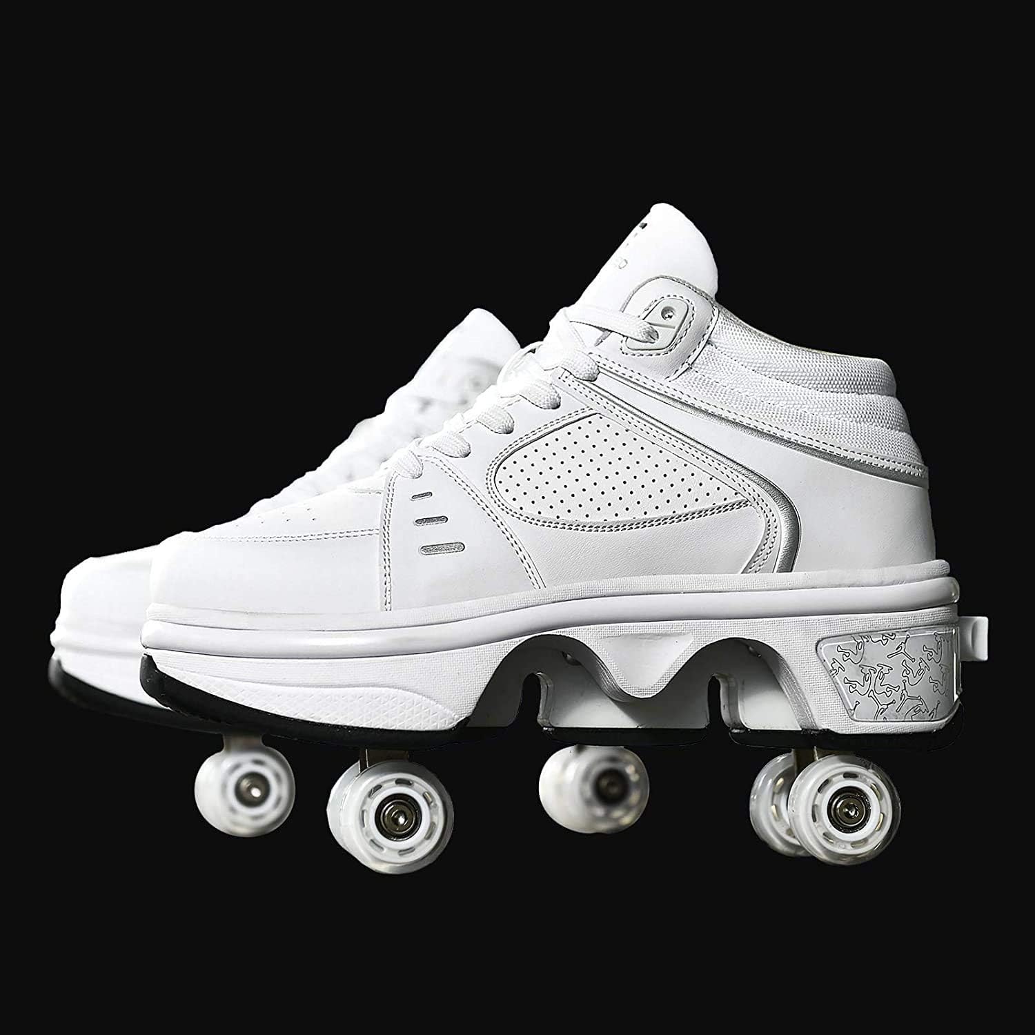 MYDFG Roller Shoes Adulte Chaussure Roller Fille Kick Roller Skate