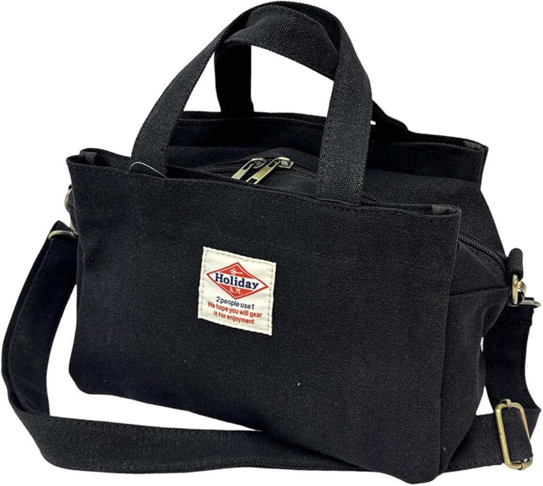 Amazon.co.jp: [Holiday A.M.] トートバッグ レディース 【W-ブラック