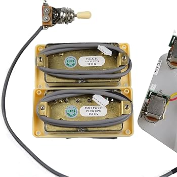 Hexbucker gitarre humbucker Pickup-Set, schwarz, Brücke und Hals, hoc-bk-tmb Ali