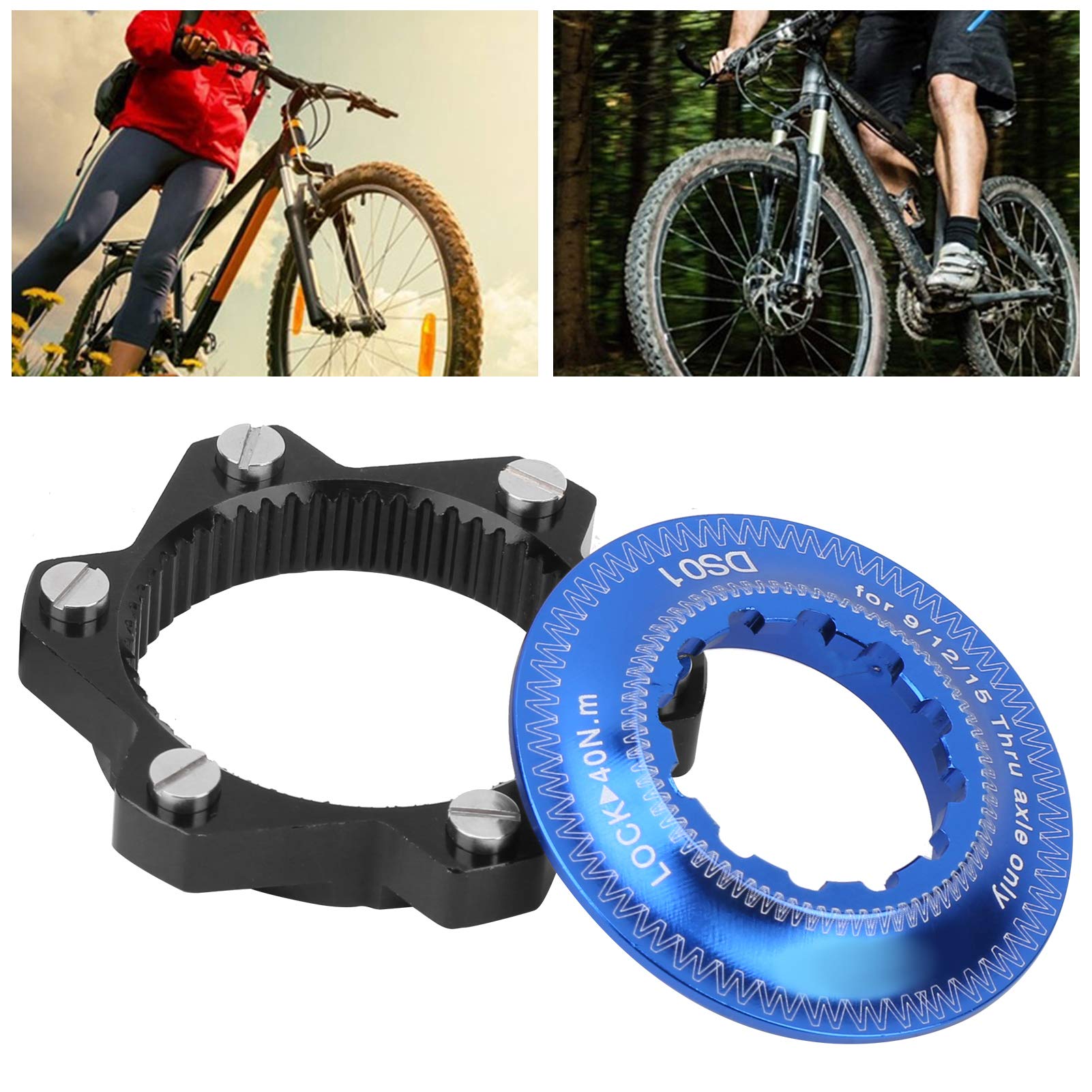 VGEBY Adattatore per Rotore Fit Center Lock Hub, Adattatore Center Lock a 6 Bulloni per Supporti e Adattatori per Mountain Bike Parti del Freno