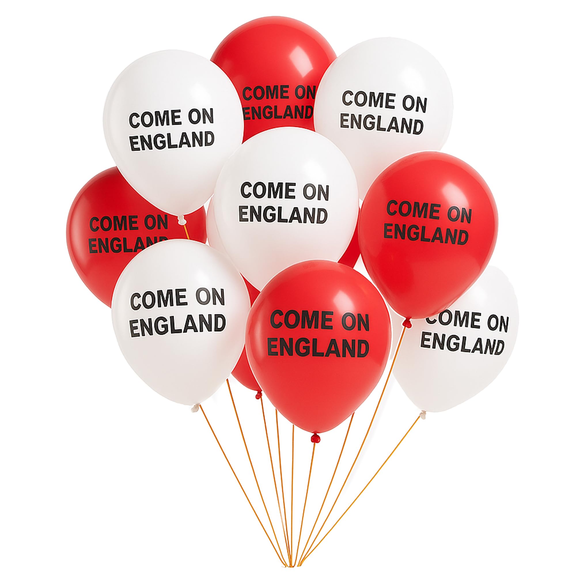 Trimming Shop 500 Pcs England Supporter 10 Inch Printed Balloons