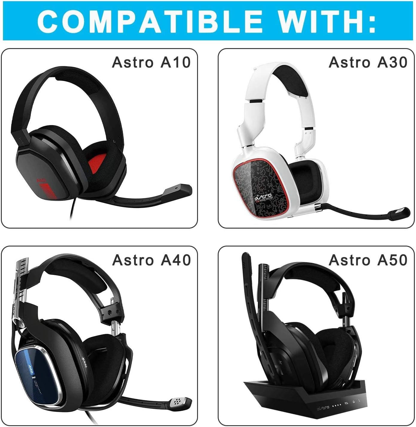 Replacement Cord for Astro A40 A10,2.0 M 6.5 Feet 3.5mm Audio Cable Aux Wire Compatible with A10 A40 A40TR Gaming Headsets with Volume-Roller (Volume Control, Black)