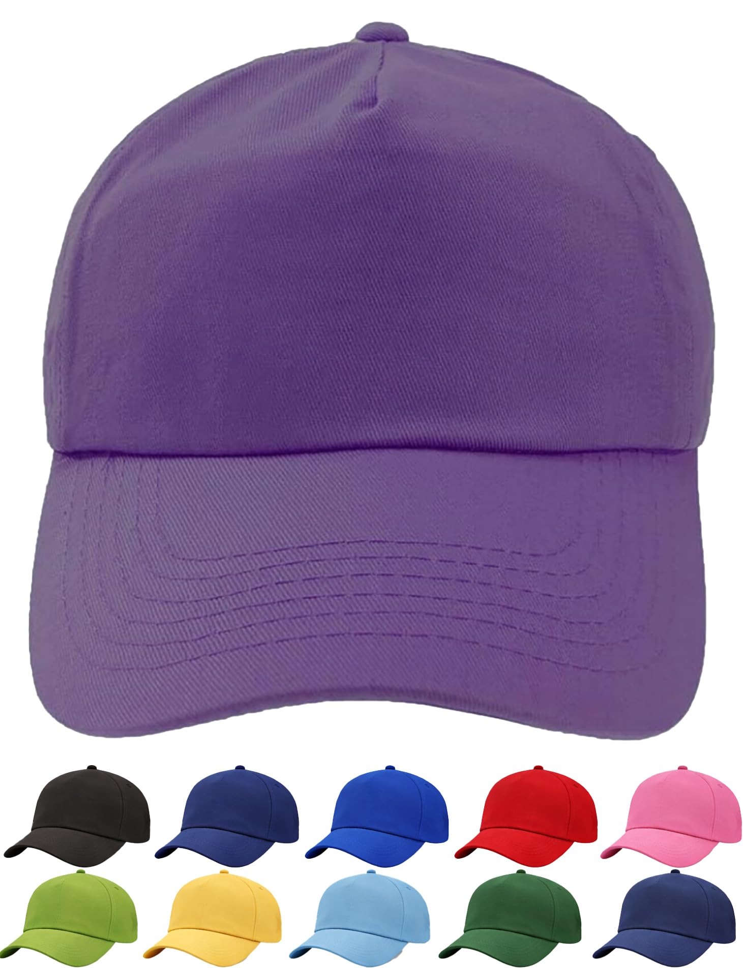 4Sold Boys Violet Childrens Kids Baseball Sun-Hat 50 Upf Cap Hat Girls