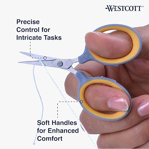 Miniatura 9 de Tijeras de titanio Westcott, 8 pulgadas dobladas