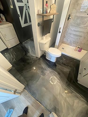 Miniatura 7 de BP Resins Single Shot  Kit de resina epoxi 100% sólidos (3 galones) sin disolventes, acabado de capa brillante de dos componentes - Bajo COV! Uso