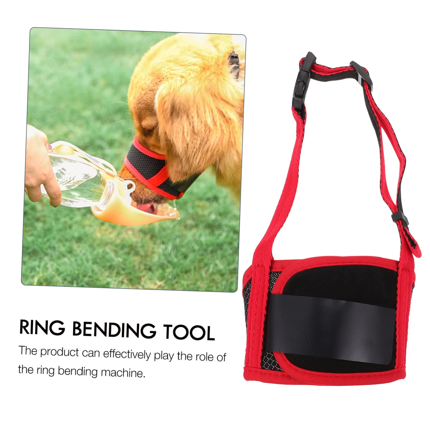 VANZACK 1Pc Adjustable Bite Dog Muzzle Durable Pet Muzzle for Biting Barking and Chewing Secure Fit for Outdoor Use for Training and Vet Visits