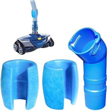 1 Pc R0532400 Cleaner Twist-Lock 45-Degree Elbow Extension & 2 Pcs R0526800 Pool Systems Cleaner Hose Float, Compatible with Baracuda T5 Duo and Zodiac MX6/MX8 Suction Side Automatic Pool Cleaners