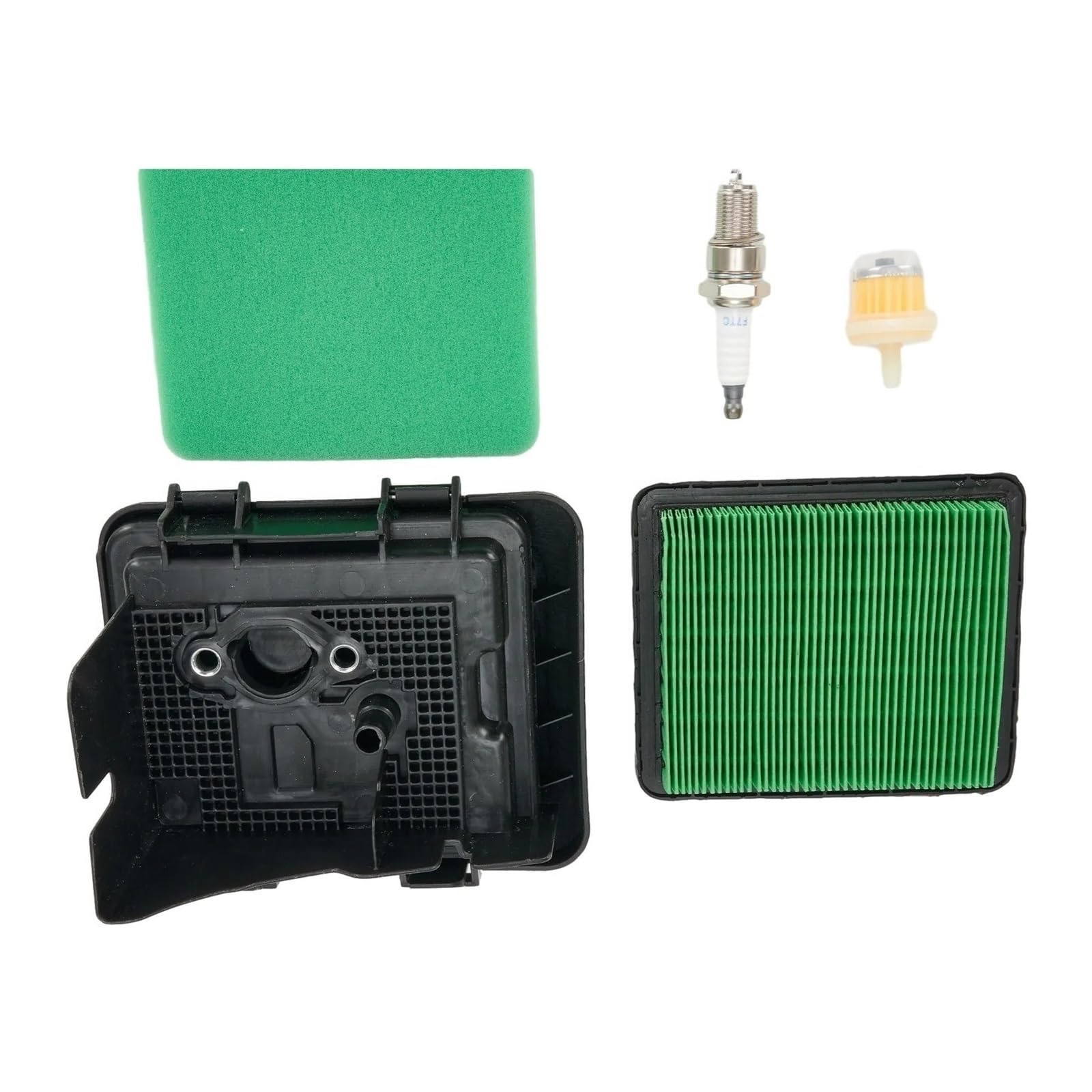 Filtro de Aire Completo y Cubierta for GC135, GC160 GCV135, Compatible con GCV160, HRB216 GCV190, Kit Repuesto diseñado for cortacésped