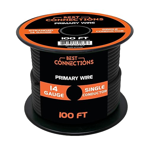 Miniatura 12 de BEST CONNECTIONS Cable primario automotriz – 100 pies (varias opciones de color) Ideal para remolques, altavoces y circuitos de iluminación