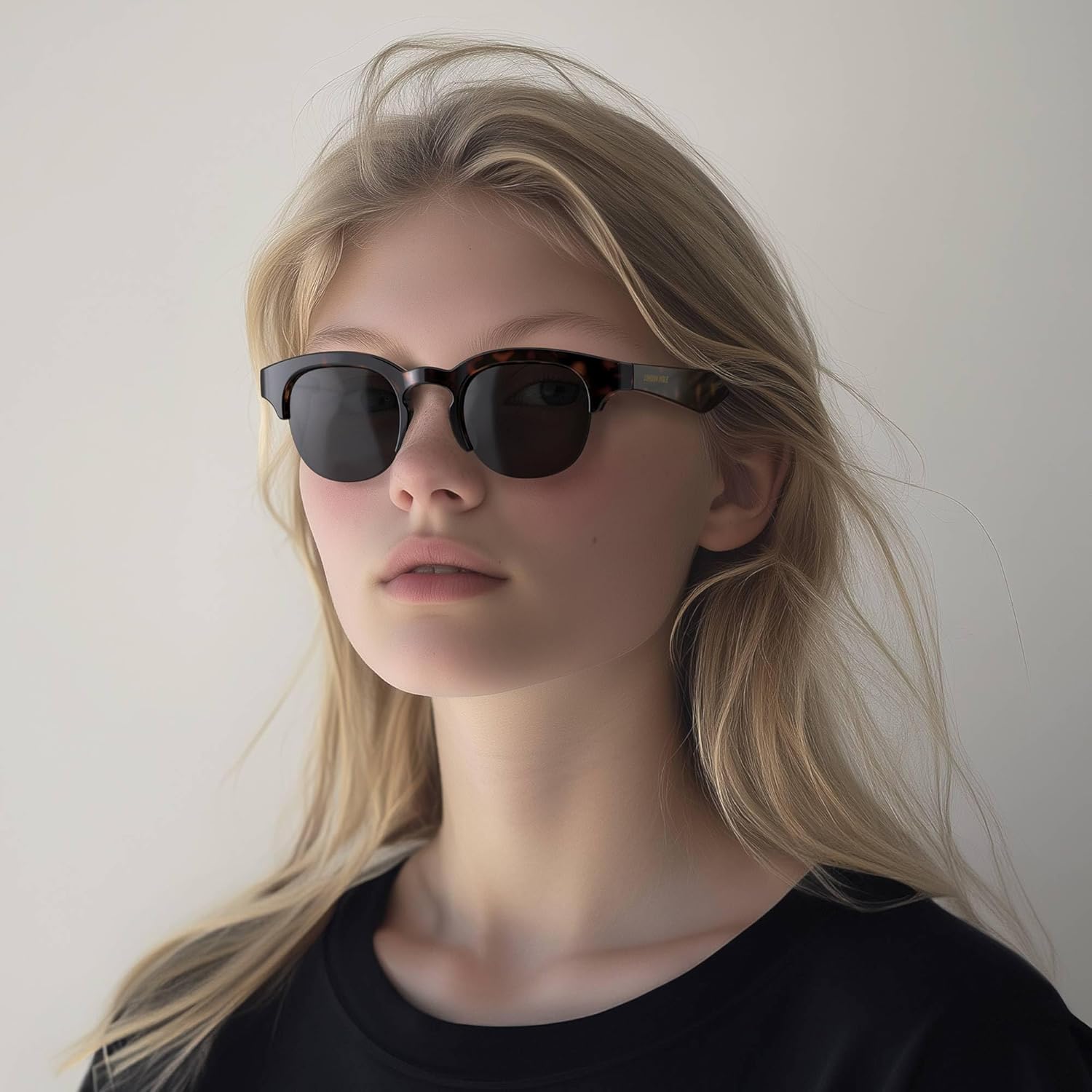 LONDON MOLE® Courier sunglasses | Modern vintage browline glasses | Men’s Women’s Unisex | Spring hinges