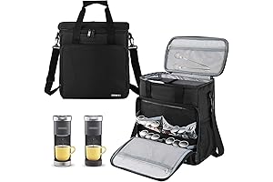 Portable Travel Coffee Maker Case with Shoulder Strap
