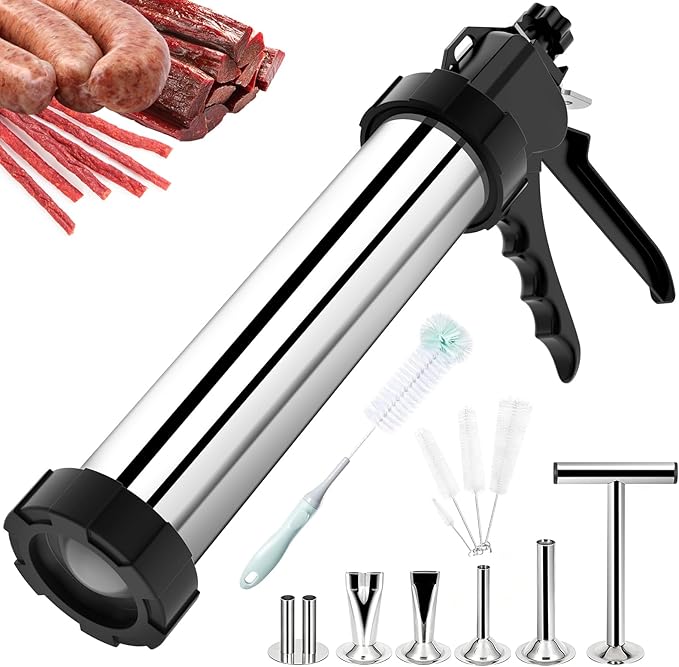 Miden Wurstfüller 2nd Gen - Stainless Steel Sausage Maker with Accessories
