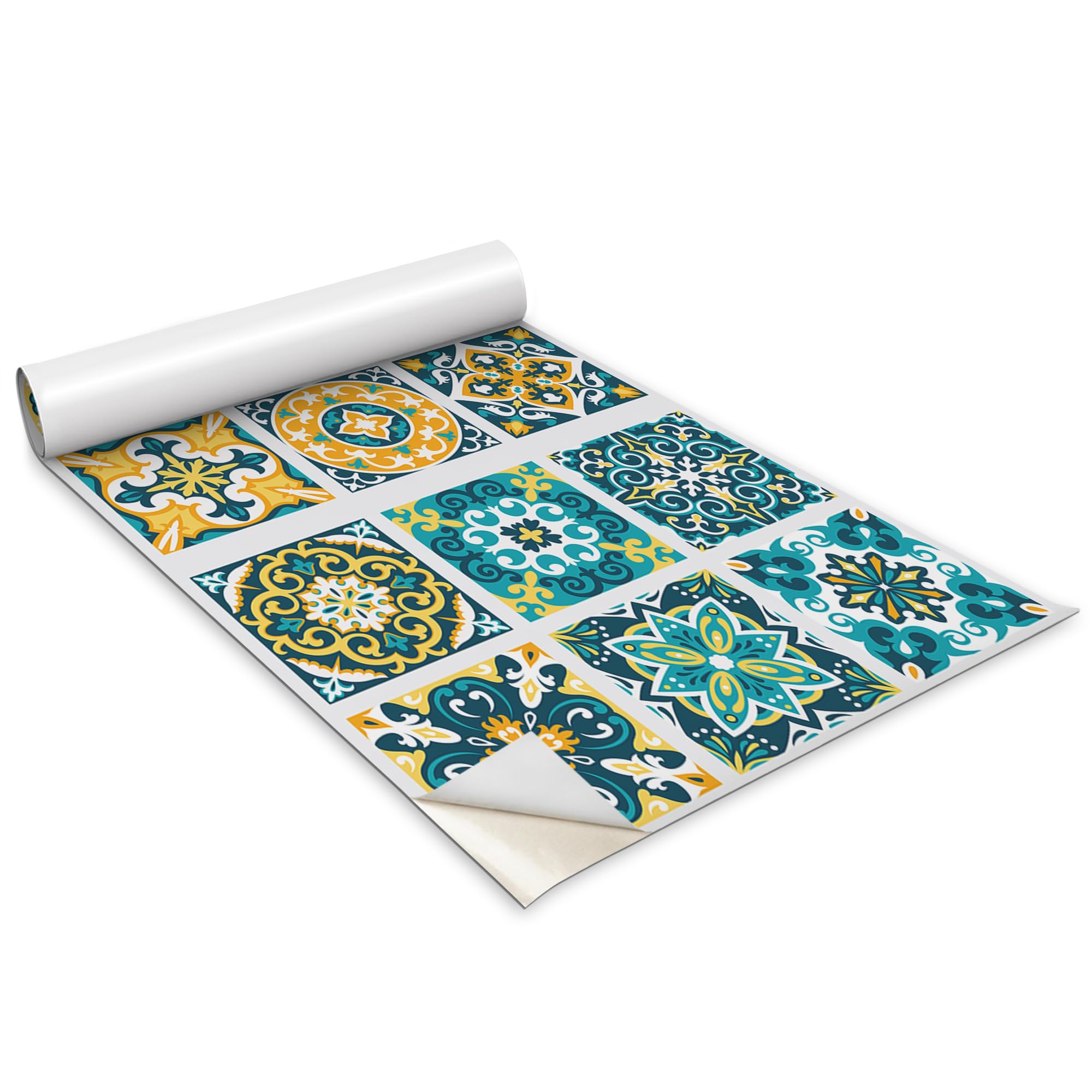 Adhesivo autoadhesivo para muebles lavable con diseño mate texturizado de retazos 100x50cm