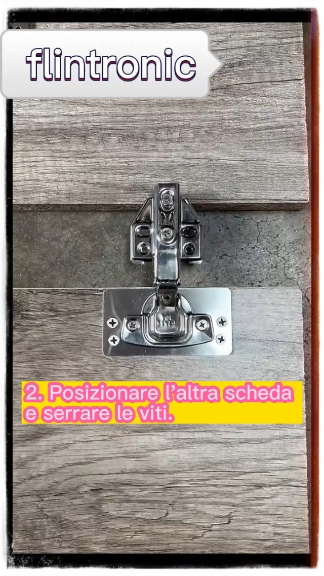 Kit Riparazione Cerniere Per Mobili - 8 Piastre In Acciaio Con Viti Per Armadi E Cucine - Foto 2