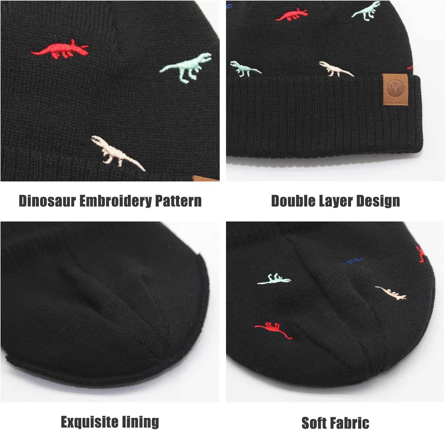 Duoyeree Baby Beanies Toddler Winter Hats Comfortable and Nice Knitted Hats for Boys Girls - Image 3