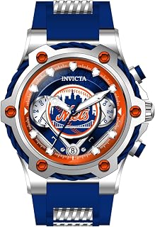 MLB New York Mets Women's Watch - 40mm. Blue. Steel (43532)