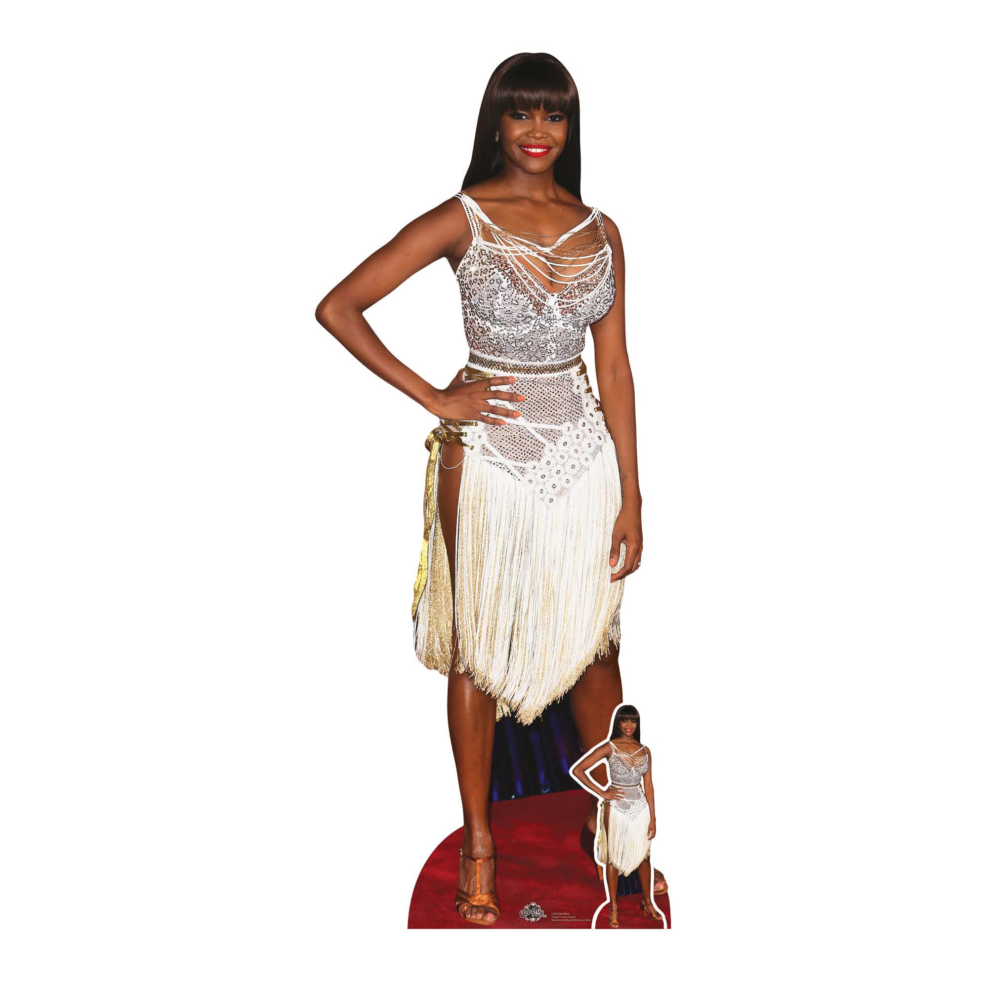 STAR CUTOUTS CS930 Oti Mabuse Strictly Professional Dancer Lifesize Cardboard Cutout With Free Mini