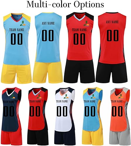 Miniatura 6 de Camiseta de voleibol personalizada para hombresmujeresniñosniñosniñascamisetas de voleibol personalizadas con nombrenúmerologotipo