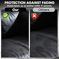 Vista 6 de Bálsamo recolorante de cuero, kit de reparación de arañazos y restauración de color para cuero desteñido, sofá de cuero y asientos de automóvil