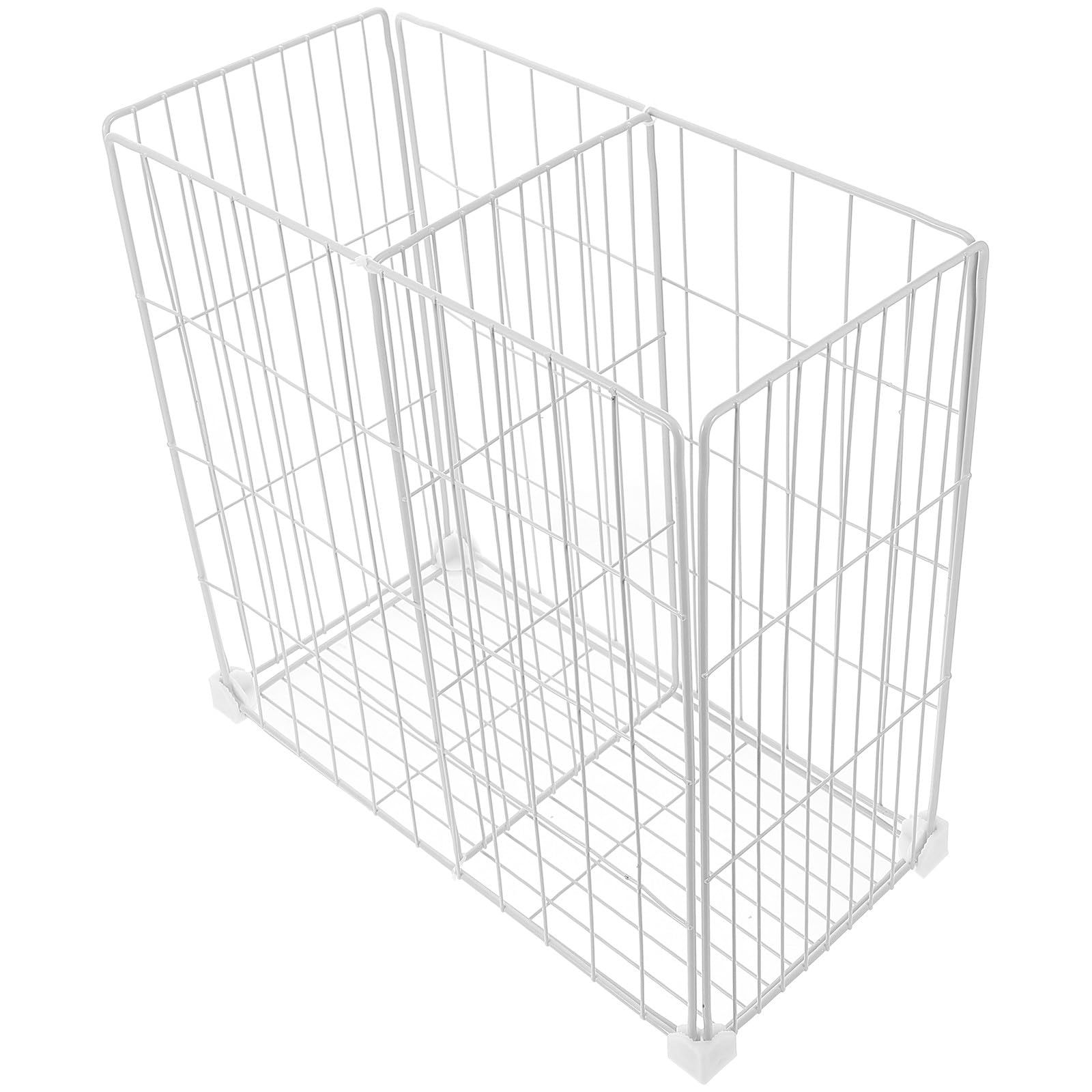 Homoyoyo Cestelli per Congelatore a Pozzetto Divisori e Cestello Portaoggetti Inferiore in Filo Metallico Bianco per Congelatori Domestici Installazione Semplice