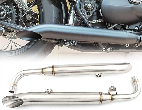 Universal Stainless Steel Motorcycle Accessory Exhaust Muffler For Triumph Bonneville Bobber T100 T1200 Moto