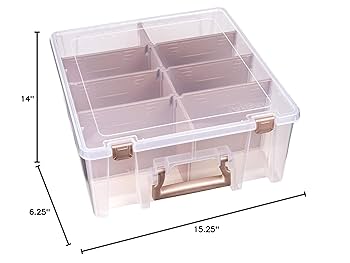 Amazon.com: ArtBin 6990RK Super Satchel Double Deep