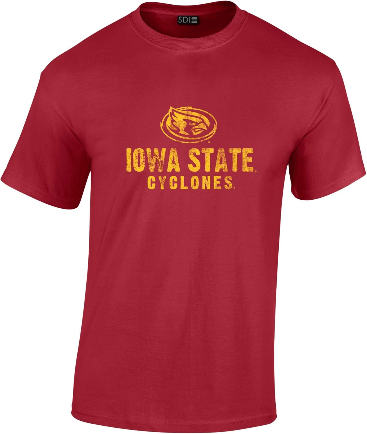 Iowa State Cyclones College Short Sleeve 100% Cotton Tee, Cardinal, SM