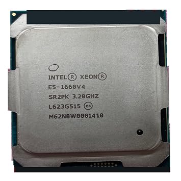 GKVXJLBG CPU Xeon CPU E5-1660V4 SR2PK 3.20GHz 8-Cores 20M LGA2011-3 E5-1660 V4 Processor E5 1660V4 E5 1660 V4 Processor