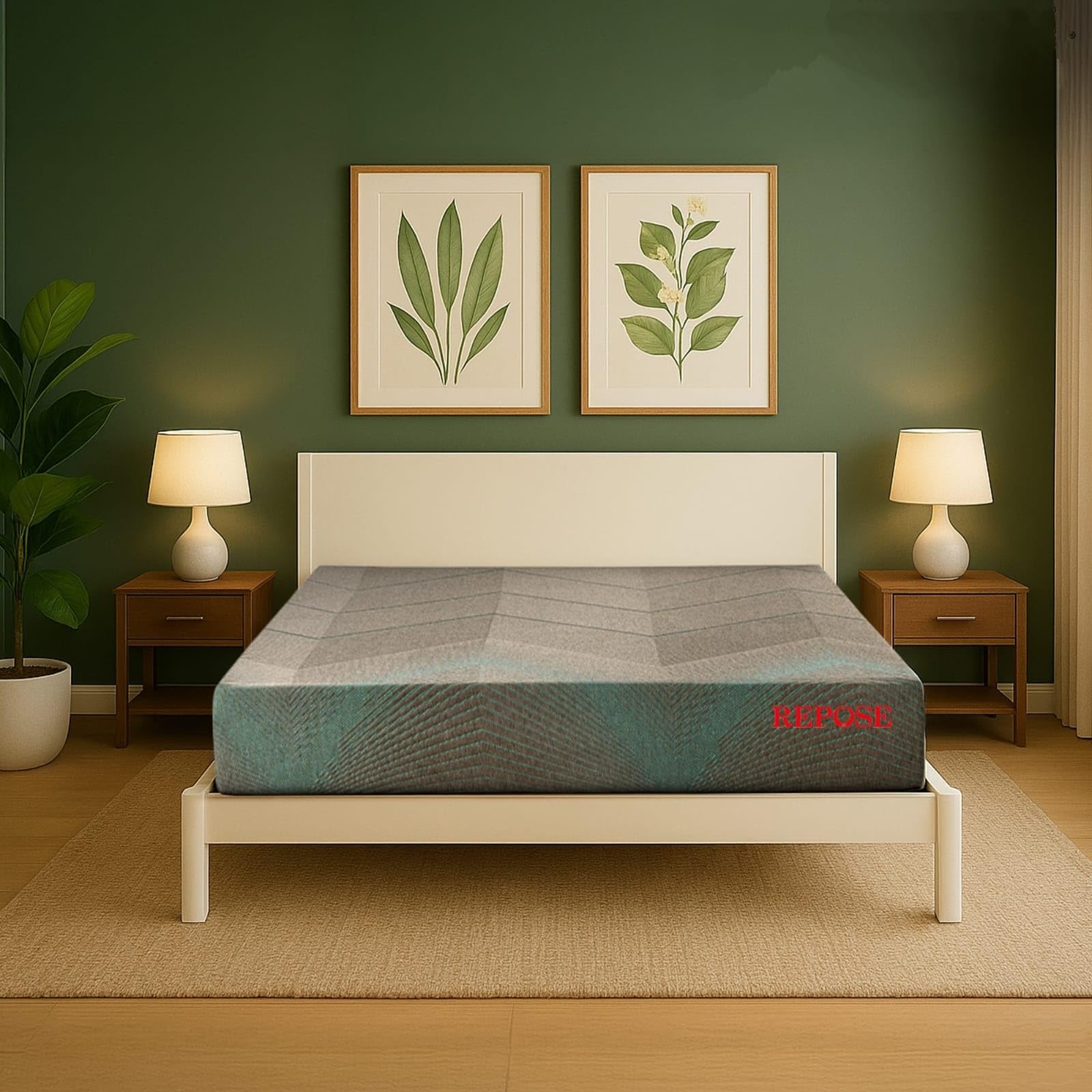 Repose Eyelidz Spine Pro Orthopaedic Memory Foam Mattress (Queen, 75X60X6)-picture-13