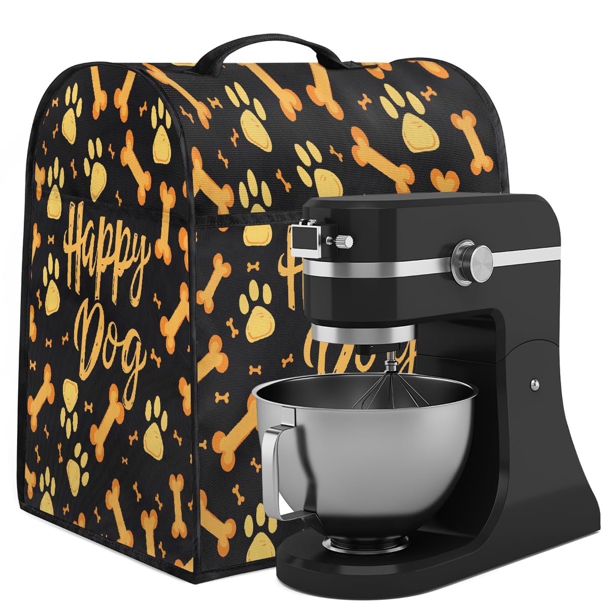 Mixer Cover Coffee Maker Cover Happy Dog Stand Mixer Cover With Pockets Kitchen Aid Mixers Accessories