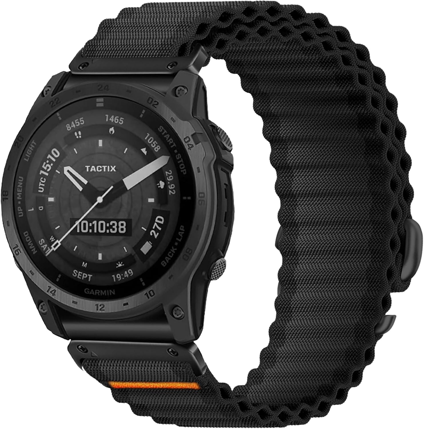 Nylon Quickfit 26mm Watch Band for Garmin Fenix 8 51mm/Fenix 7X/6X/5X/5X Plus/6X Pro/7XPro Band,Soft S-Hook Smartwatch Bands for Garmin Enduro 2 3/Quatix 7/Descent MK2i/3i/Tactix 7Pro,epix Pro 51mm