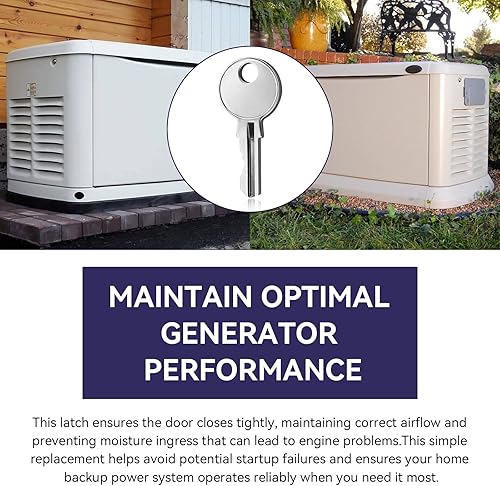 Miniatura 6 de Pestillo de llave 1333 compatible con Generac D3037 - Pestillo de bloqueo Construcción de metal duradero, corrige el pestillo roto y problemas de