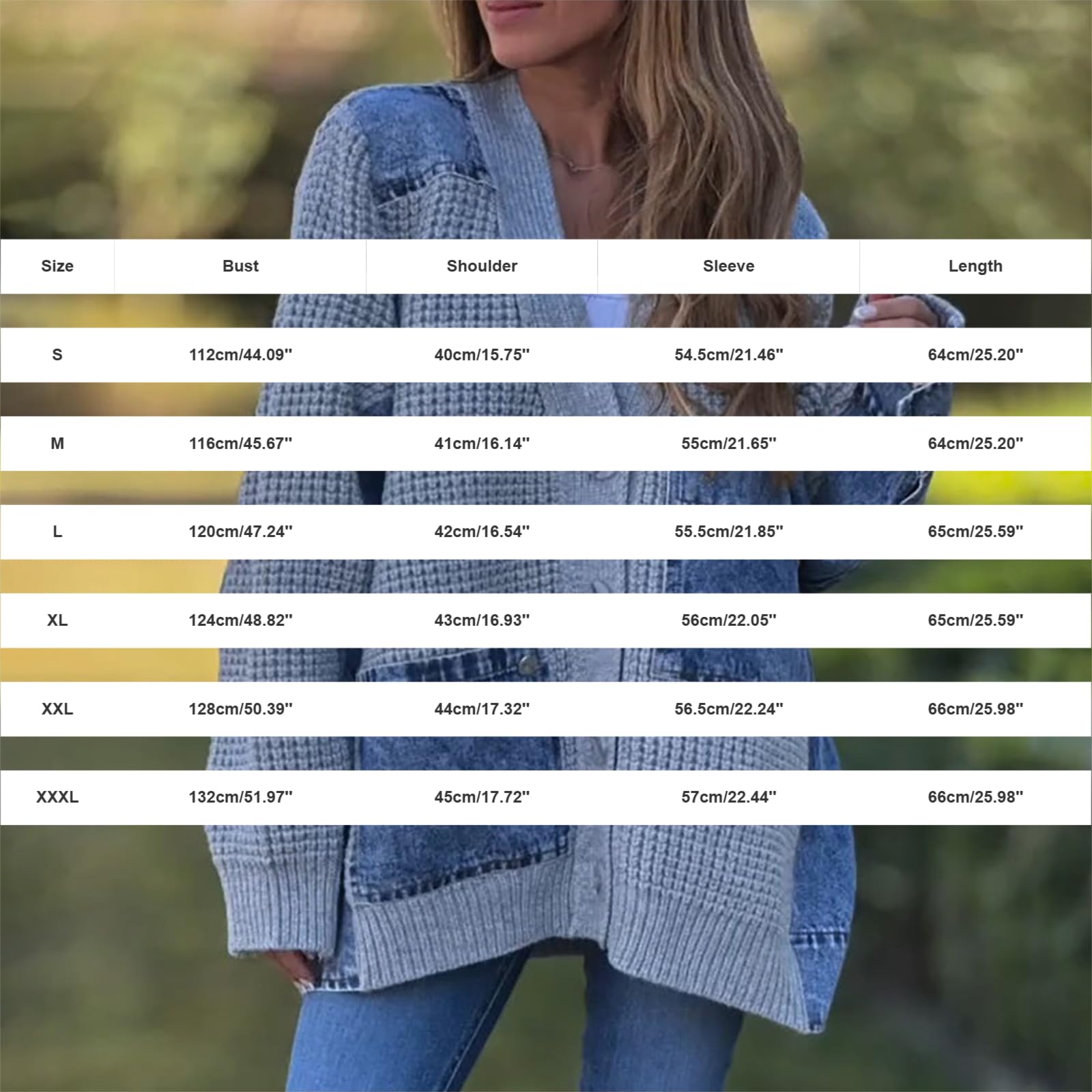 Chaqueta acolchada para mujer – Chaqueta de lana para mujer de punto de punto chaqueta Patchwork sudadera transpirable Tops ocio Chaquetas con múltiples bolsillos Cardigan con botón Chaquetas Thin