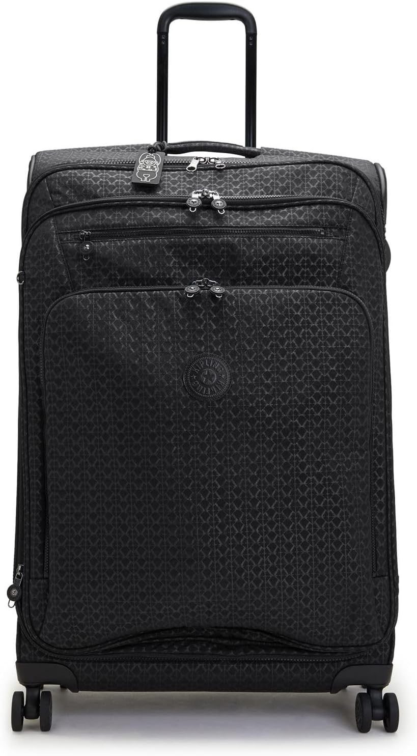 Kipling New YOURI Spin L Large Expandable Spinner, Upright, Signature Emb, One Size, NEW YOURI SPIN L