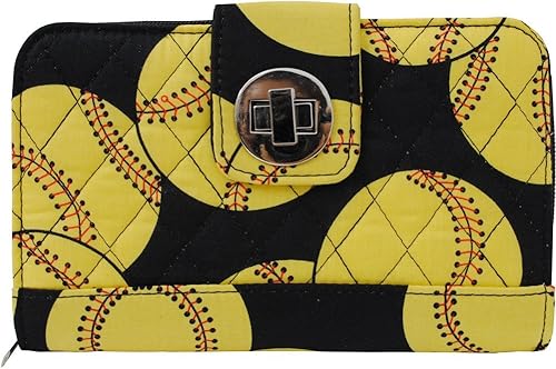 Kiss Lock Fastpitch Softball TrifoldCartera para mujer