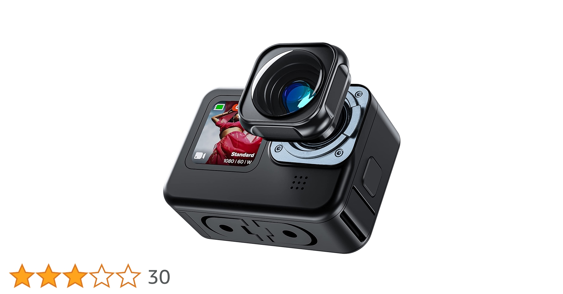 Amazon | TELESIN Gopro Hero 12 11 10 9 Black 対応Max レンズ