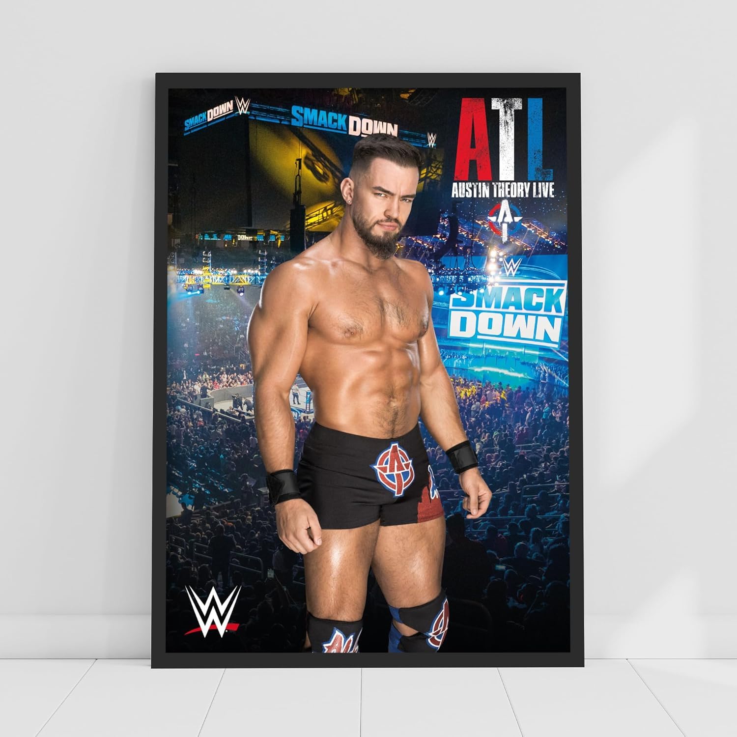 WWE Print - Austin Theory Crowd Poster (21cm x 29.7cm - A4)
