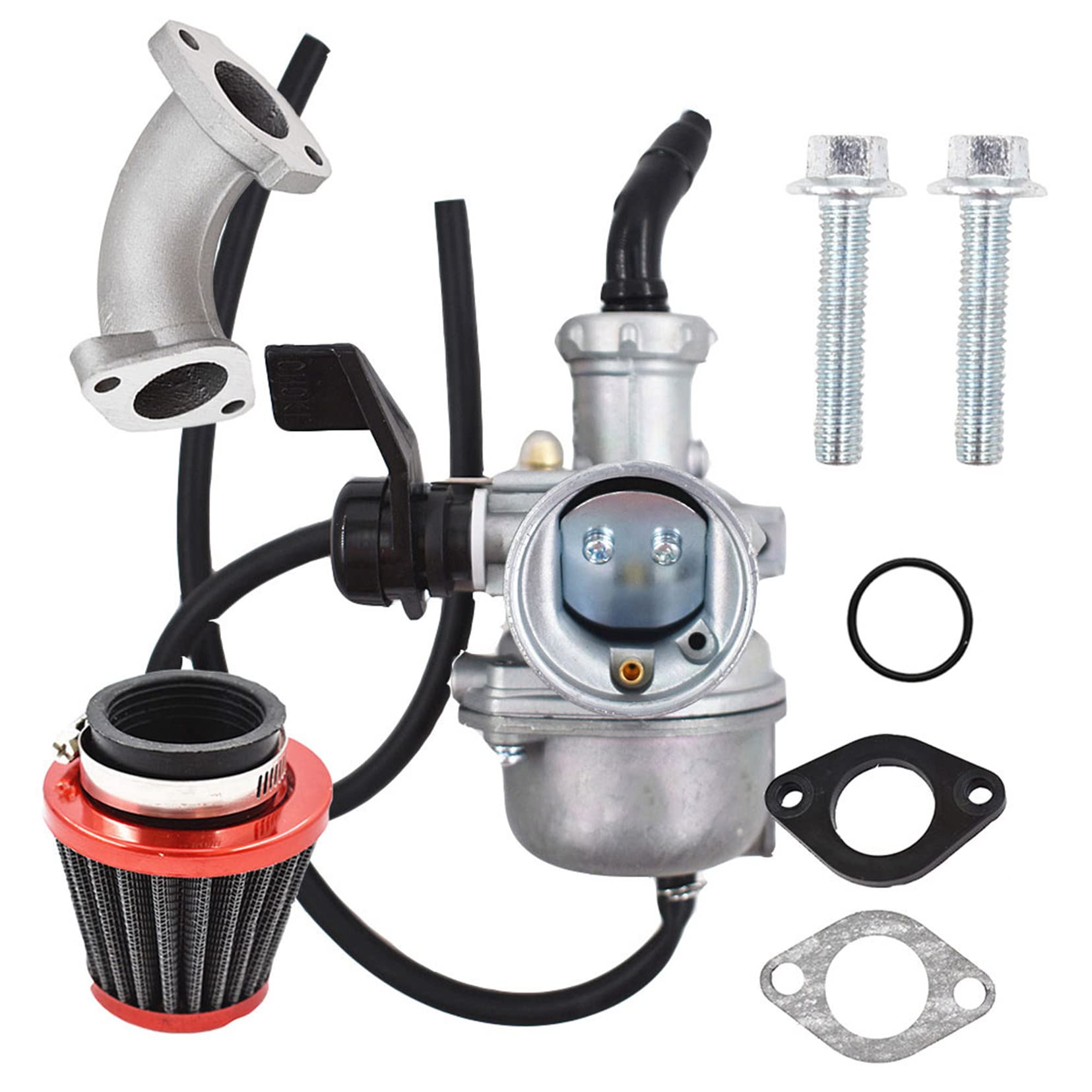Motorcycle Carburetor PZ22 22mm with Air Filter Replacement for 110cc 125cc CRF SSR Pit Bike ATV-image-29