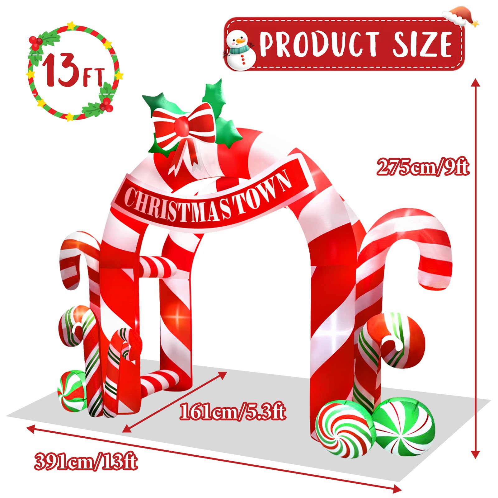 Wellcomer 20 ft Giant Inflatable Nutcracker - Christmas Décor Wellcomer 20 ft Giant Inflatable Nutcracker - Christmas Décor