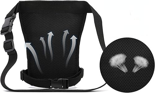 Miniatura 3 de Riñonera táctica militar para motocicleta, ciclismo, múltiples bolsillos, para viajes, senderismo, escalada, muslo, bolsillo, Negro -, Casual