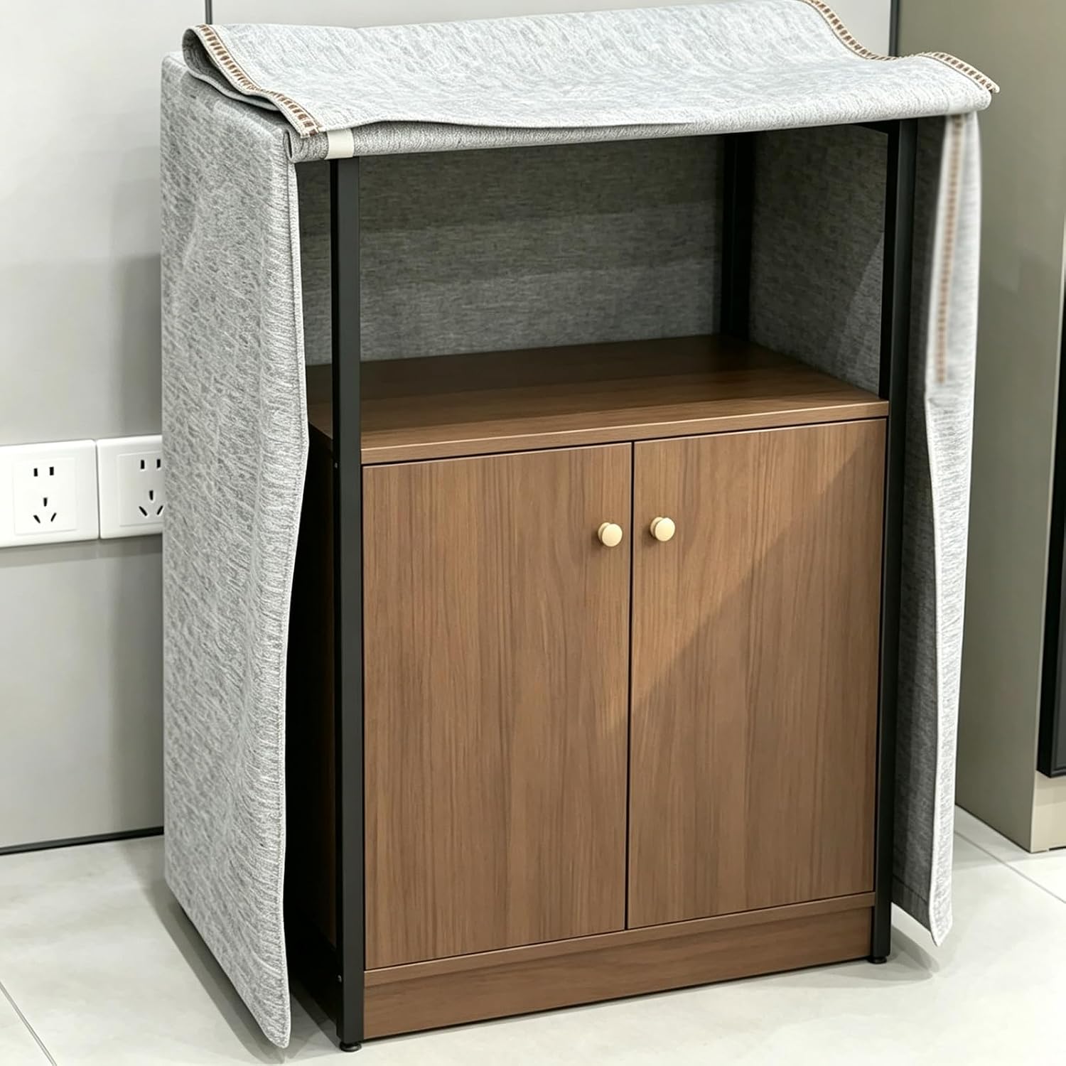 Linen Blend Cabinet Cover for Furniture/Appliance/Equipment