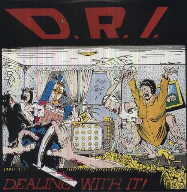Dealing With It! por Dirty Rotten Imbeciles, capa do álbum