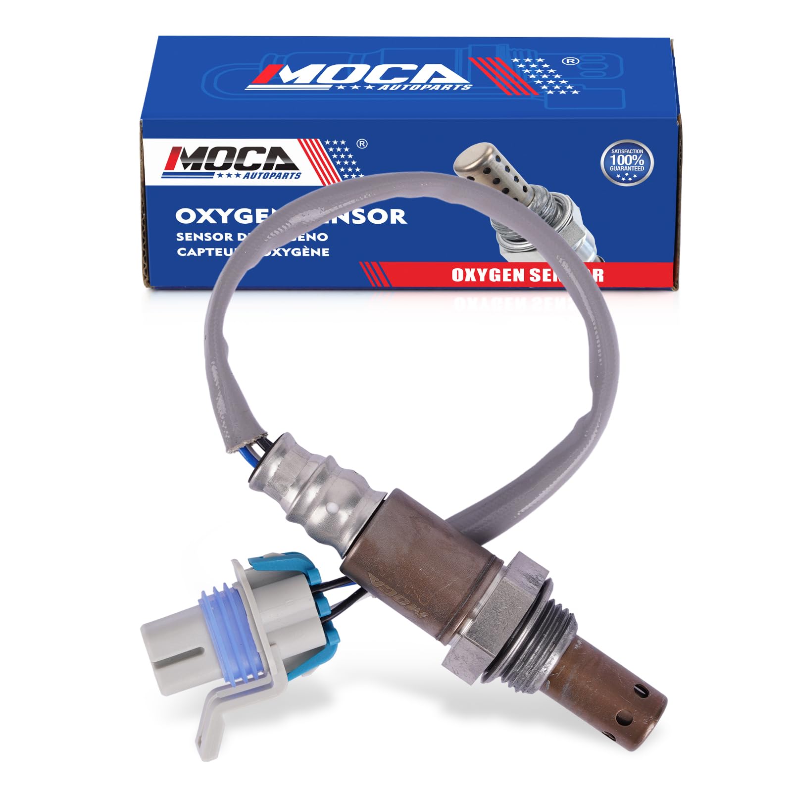 MOCA 234-4254 Downstream Oxygen Sensor Fits 08-11 for Chevrolet Impala LS 3.5L & 08-09 for Pontiac G6 3.6L & 08-09 for Saturn Aura 3.6L & 08-12 for