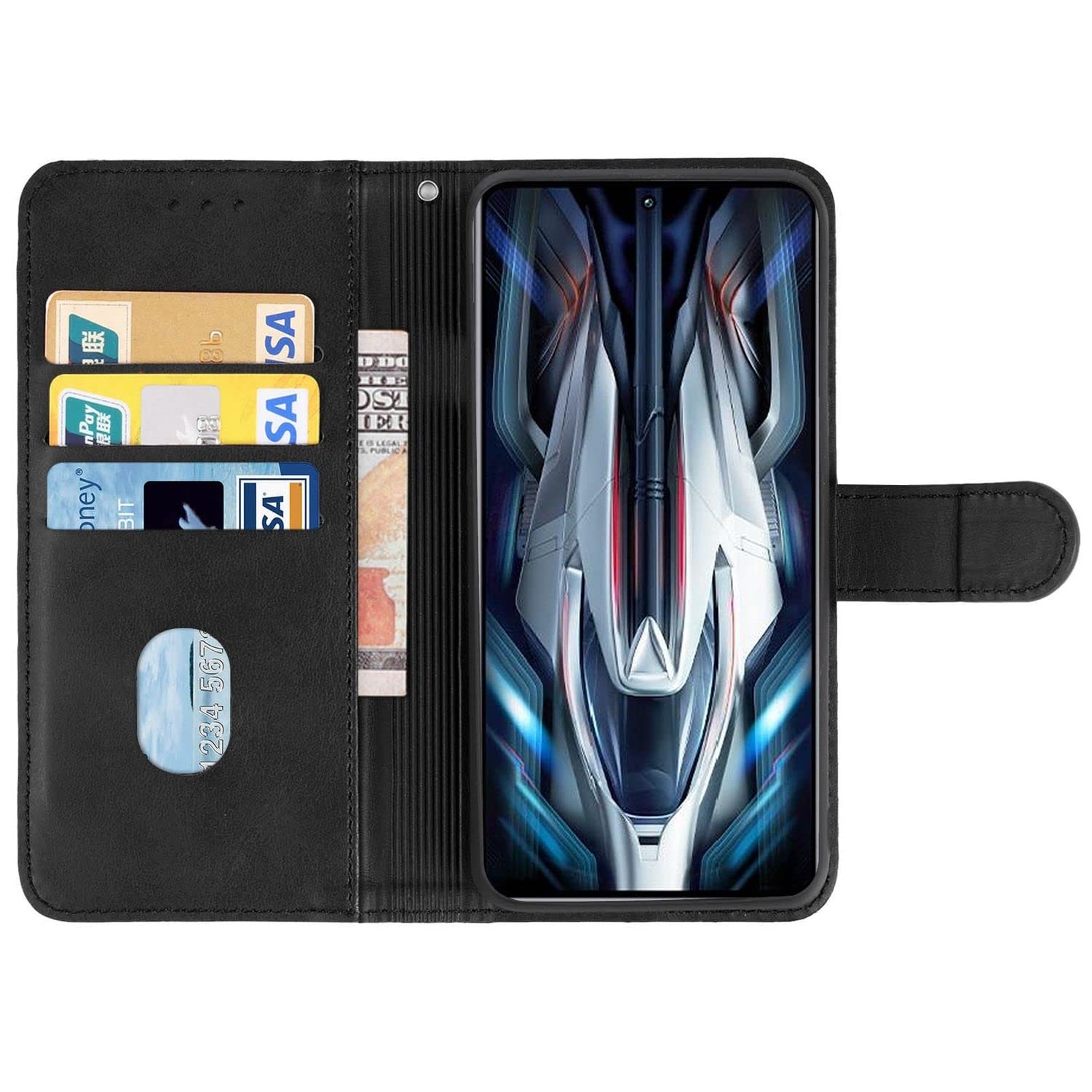 König Design – Custodia A Libro Per Xiaomi Redmi 3S Con Portacarte E Supporto, In Similpelle, Protezione Antiurto
