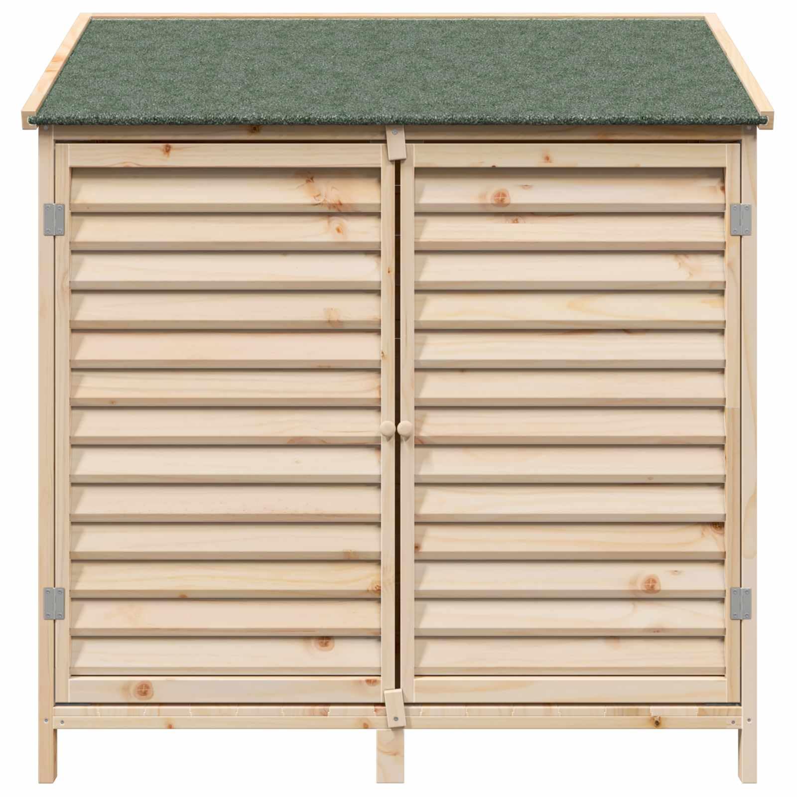 vidaXL Shed ogrodowy naturalny 106 x 56 x 113,5 cm Drewno Świerkowe