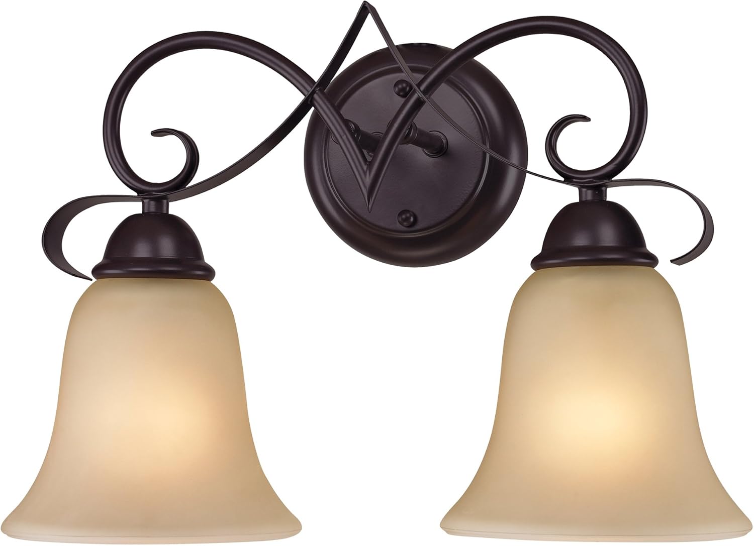 Cornerstone Lighting 1002BB/10 Brighton 2 Light Bath Bar, Oil Rubbed