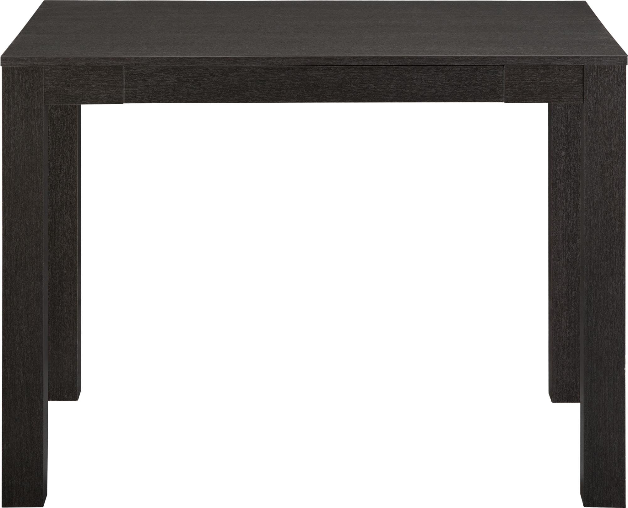 Ameriwood HomeParsons Desk with Drawer, Black Oak